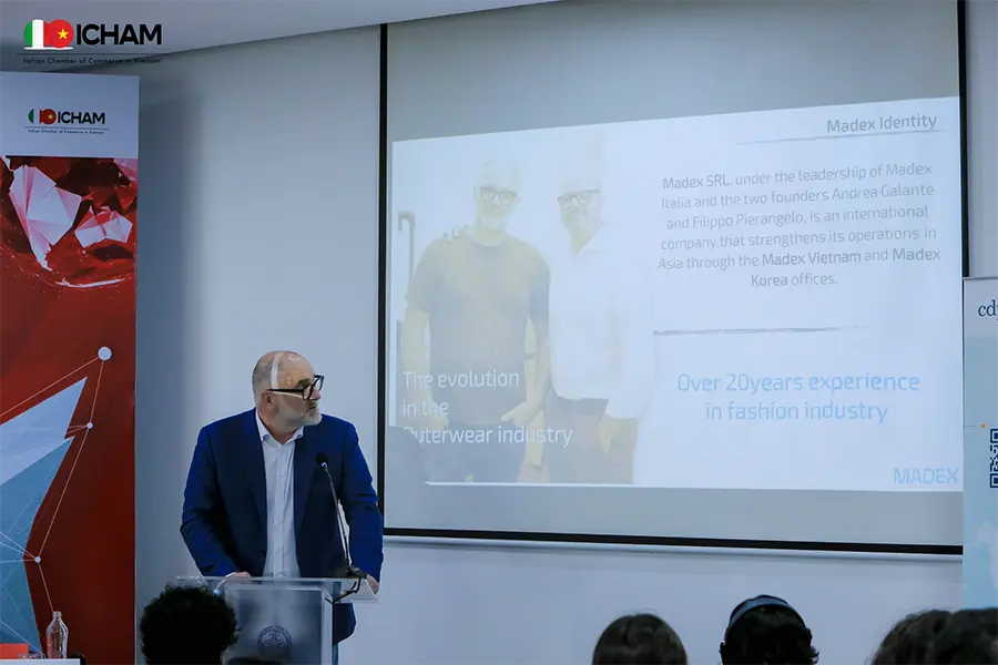 Madex Srl - Production of outerwear garment- ITALY MEETS VIETNAM - TEXTILE CONNECTIONS 2024